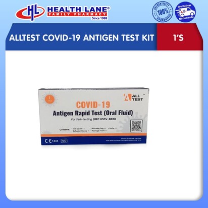 ALLTEST COVID-19 ANTIGEN HOME TEST KIT- ORAL FLUID (1'S)